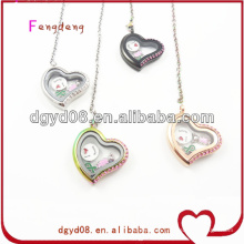 fashion jewellery heart locket necklace wholesale pendant locket